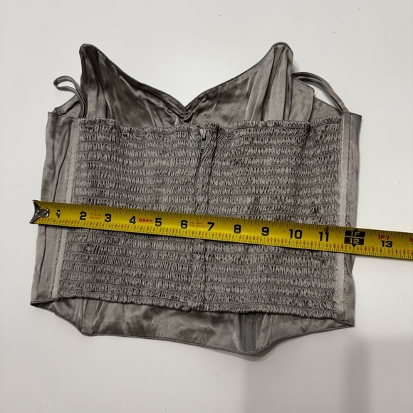 Vintage Nordstrom’s Lingerie Silk bustier Corset Strapless Top With Boning - Picture 10 of 11